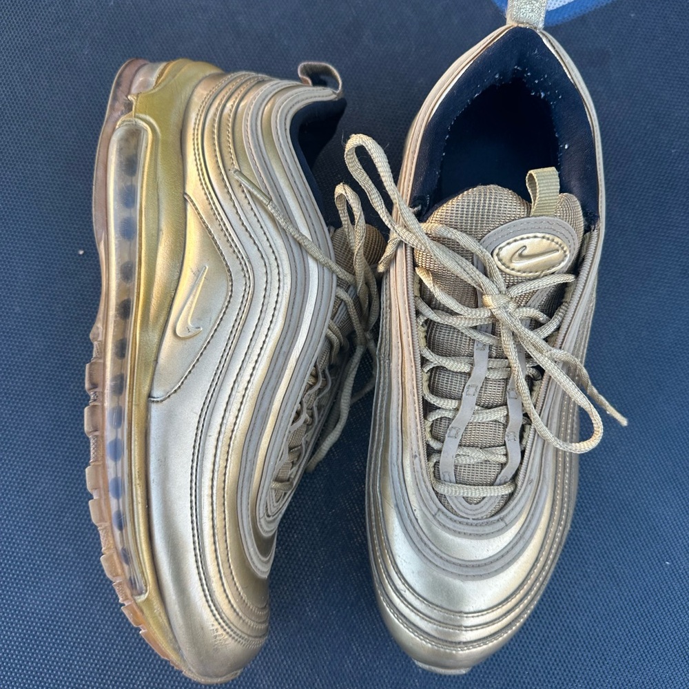 Nike Air Max 97 Metallic Gold Sneakers